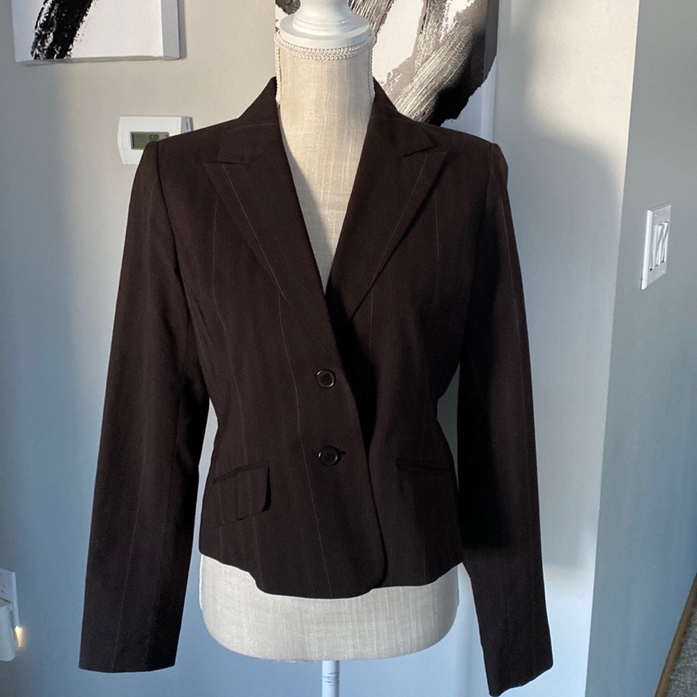 Brown blazer by Axcess